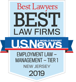 Best Lawyers | Best Law Firms | U.S. News & World Report | Employment Law-Management - Tier 1 | New Jersey | 2019